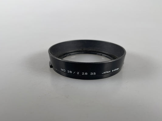 Minolta Lens Hood for MD 28mm F2, 28mm F2.8, 28mm F3.5 Camera Lenses