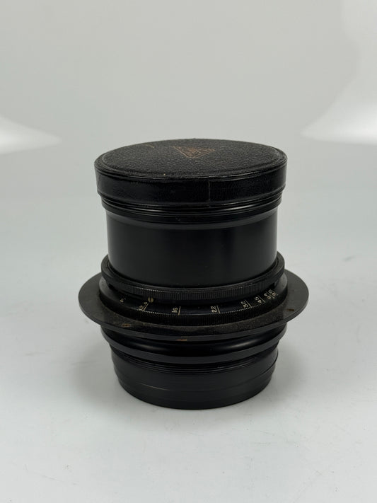 Goerz 30 inch f12.5 Apochromat Artar Barrel Lens red dot