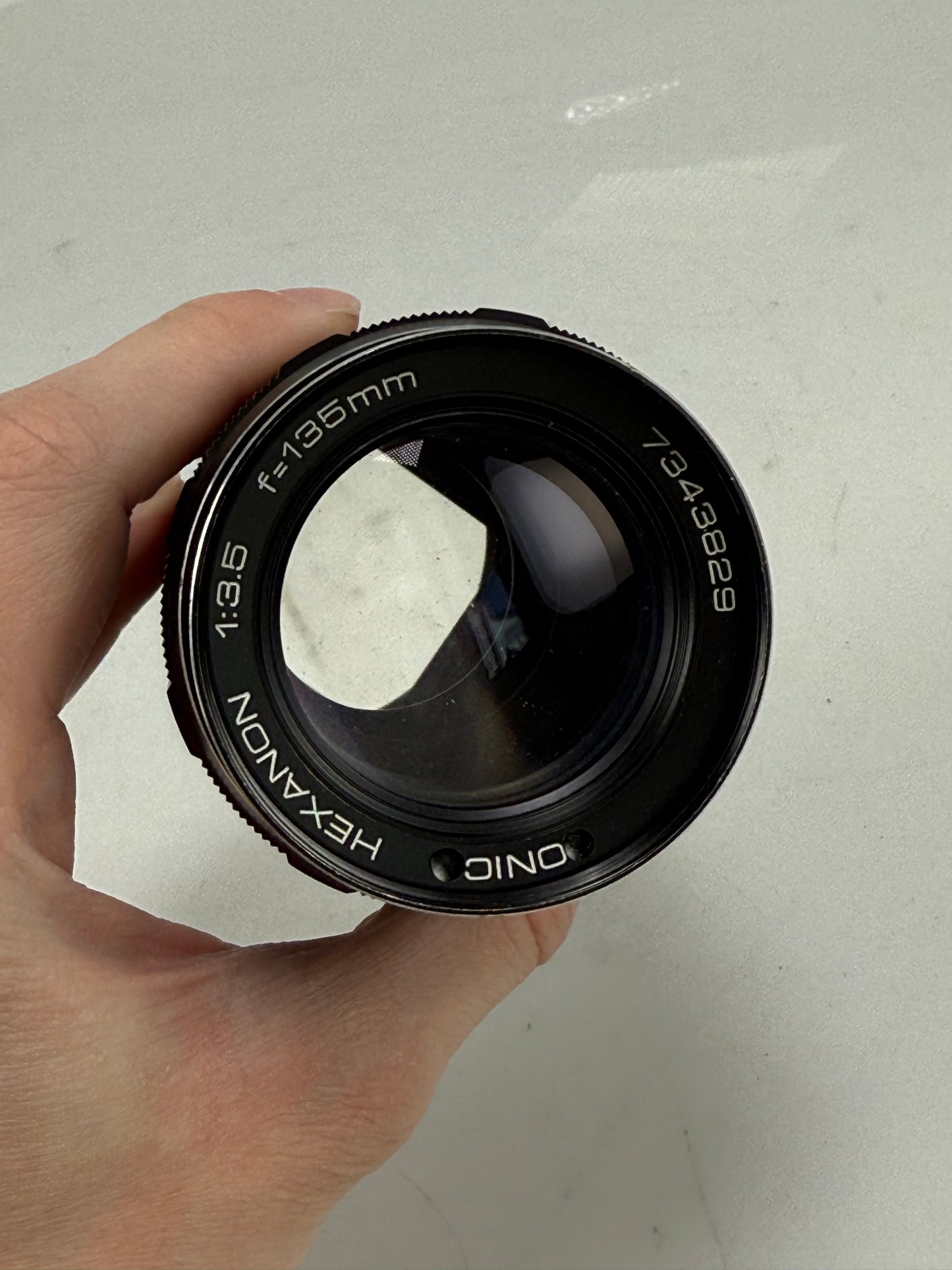 Konica MF 135mm F3.5 Hexanon EE AR Lens 135/3.5