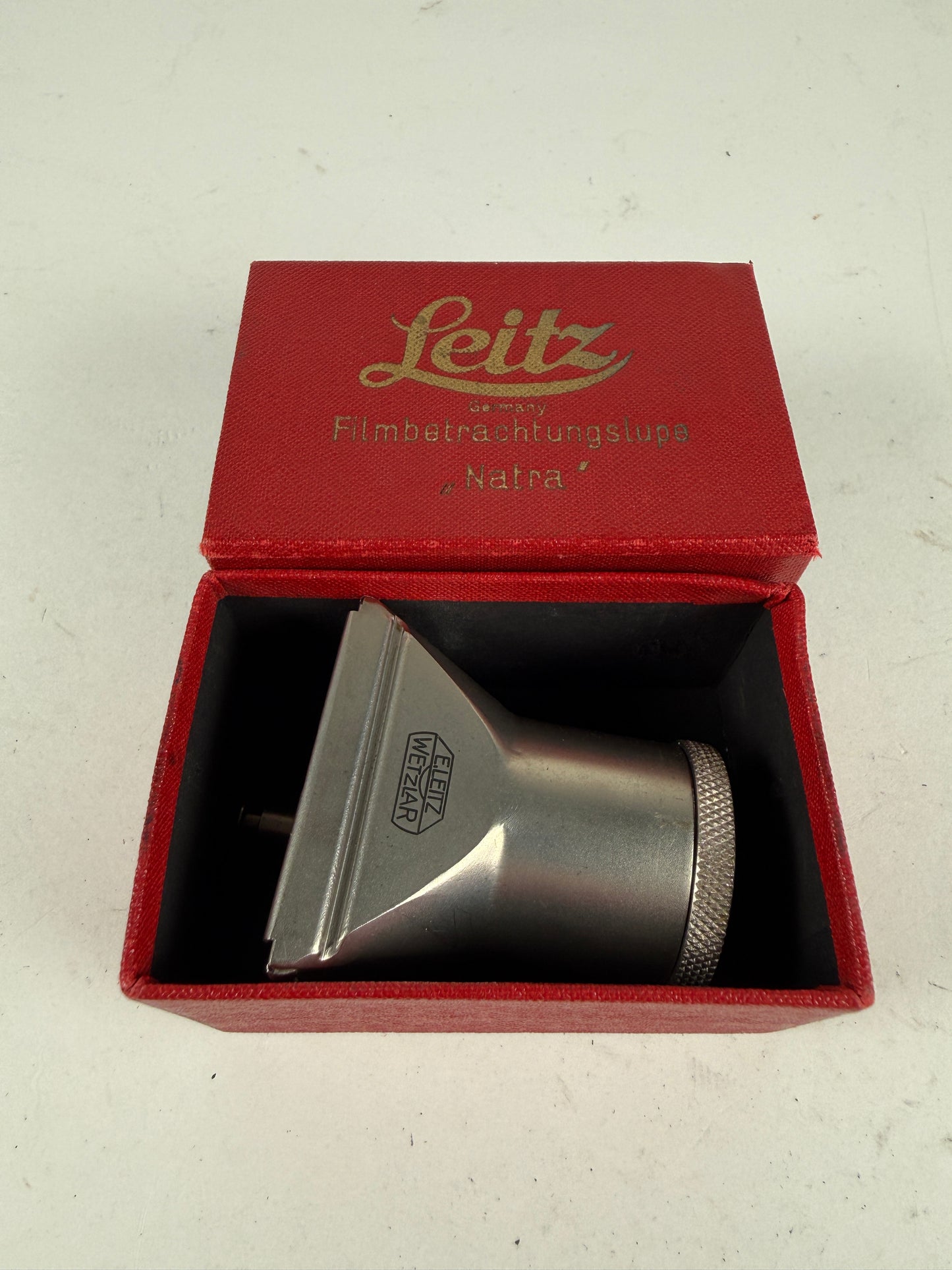 Leica Film Viewing Magnifier 'Natra' Film Negative Viewer RARE Leitz