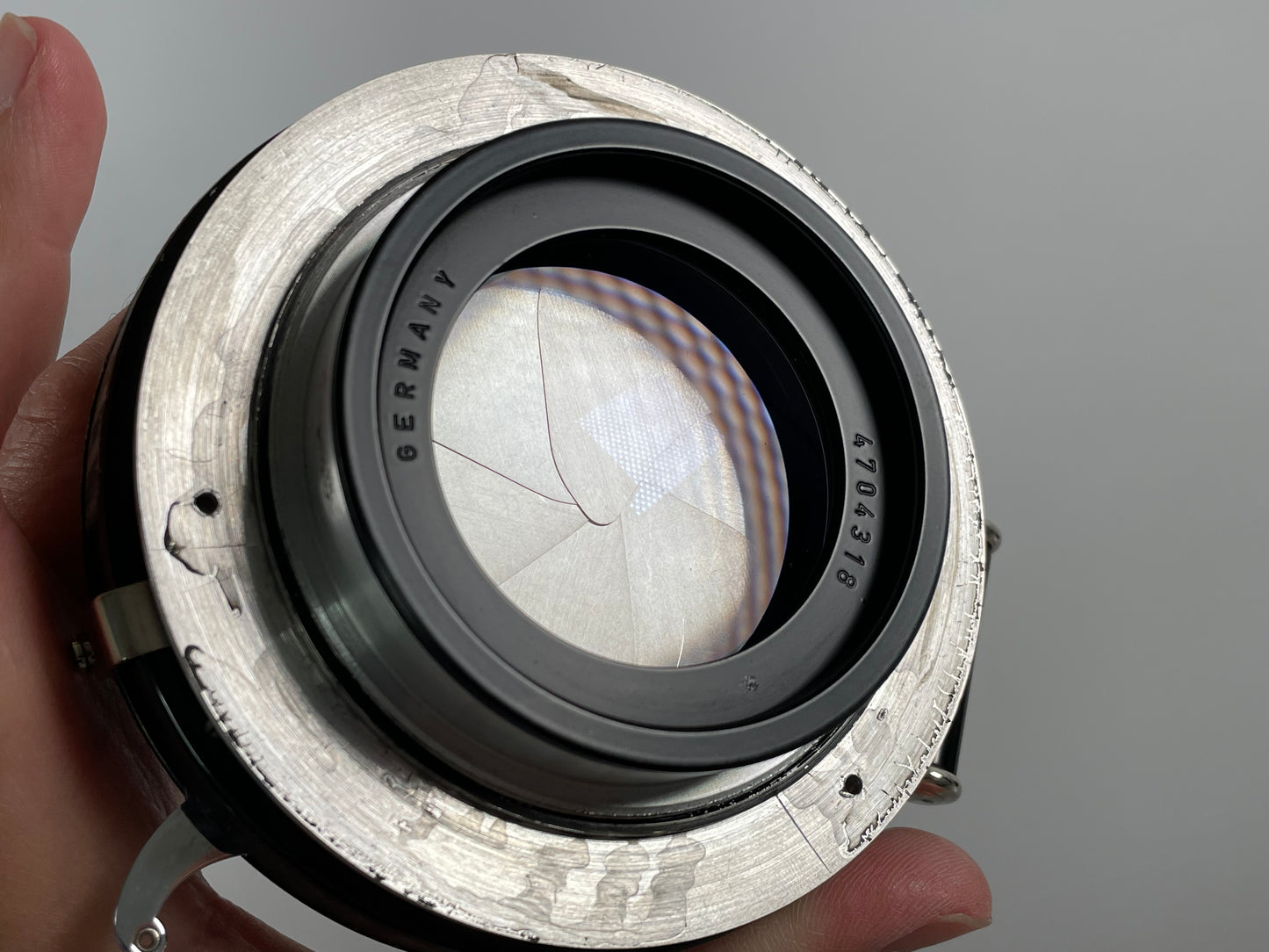 Voigtlander Heliar 24cm 240mm f4.5 Technika large format lens with compound shutter