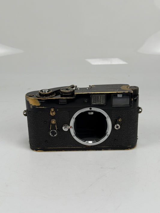 LEICA M2 Self Timer RANGEFINDER FILM CAMERA REPAINT GB Metzcar Black Paint