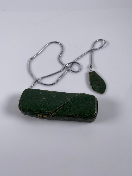 Minox Subminiature Mini Spy Film Camera with Green leather case