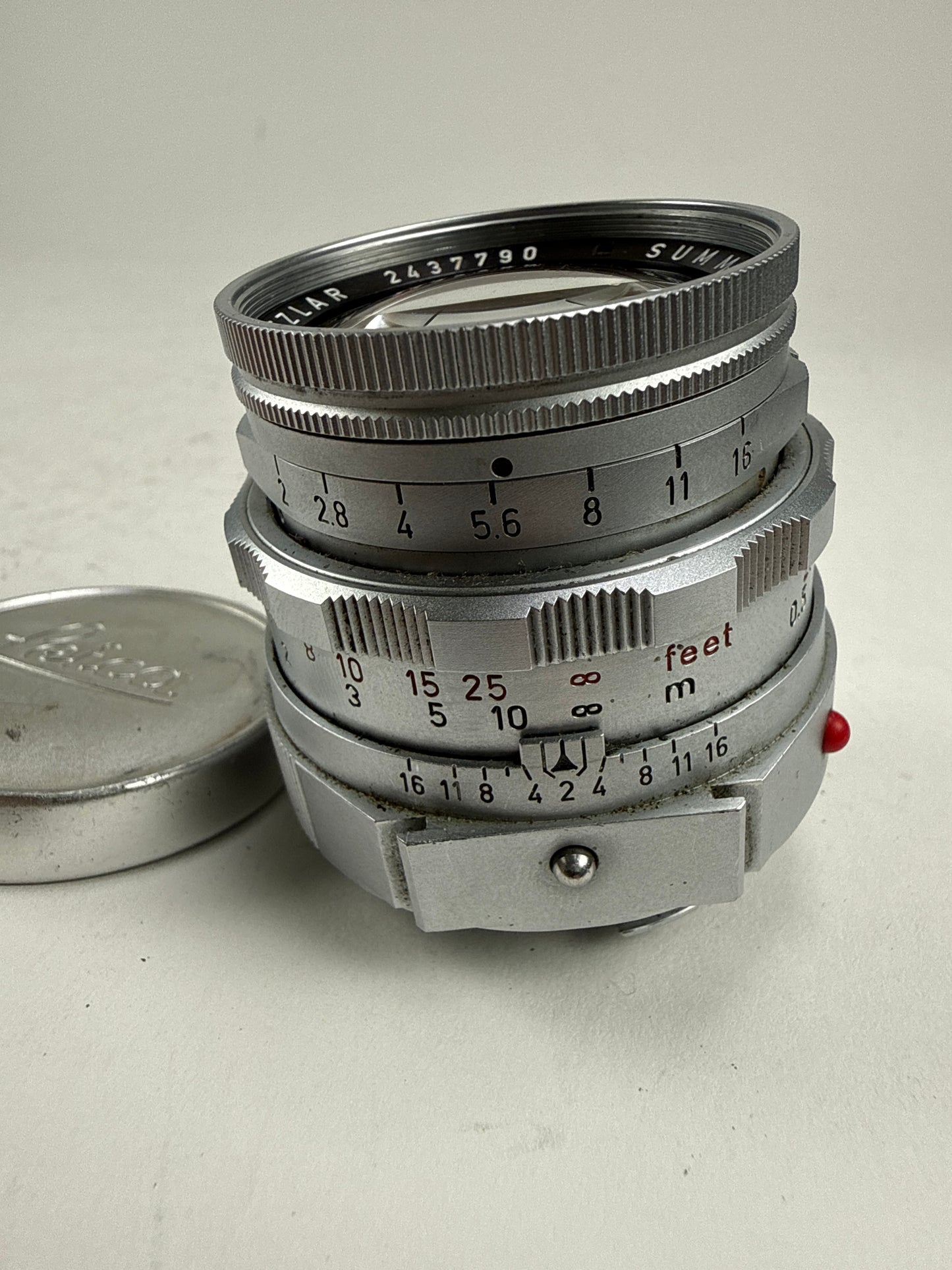 Leica Leitz Wetzlar Summicron-M 50mm F2 Dual Range DR f2 Lens Rigid LAST BATCH 1970