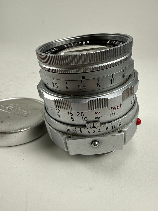 Leica Leitz Wetzlar Summicron-M 50mm F2 Dual Range DR f2 Lens Rigid LAST BATCH 1970