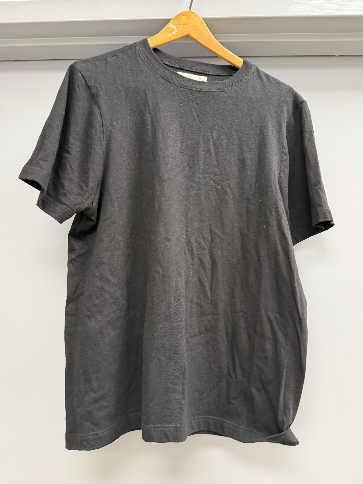 Merz B Schwanen T-Shirt Size 6 (L) Black Loopwheeled Made in Germany