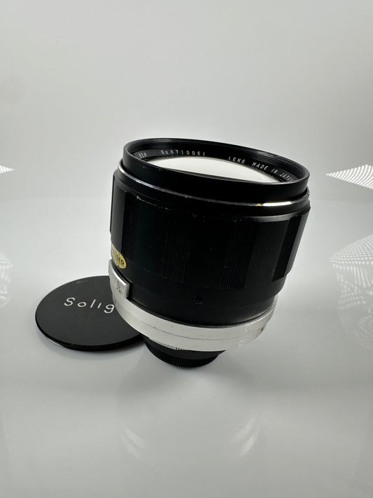 Soligor 135mm f1.8 Lens Telephoto with Caps M42 screw mount lens