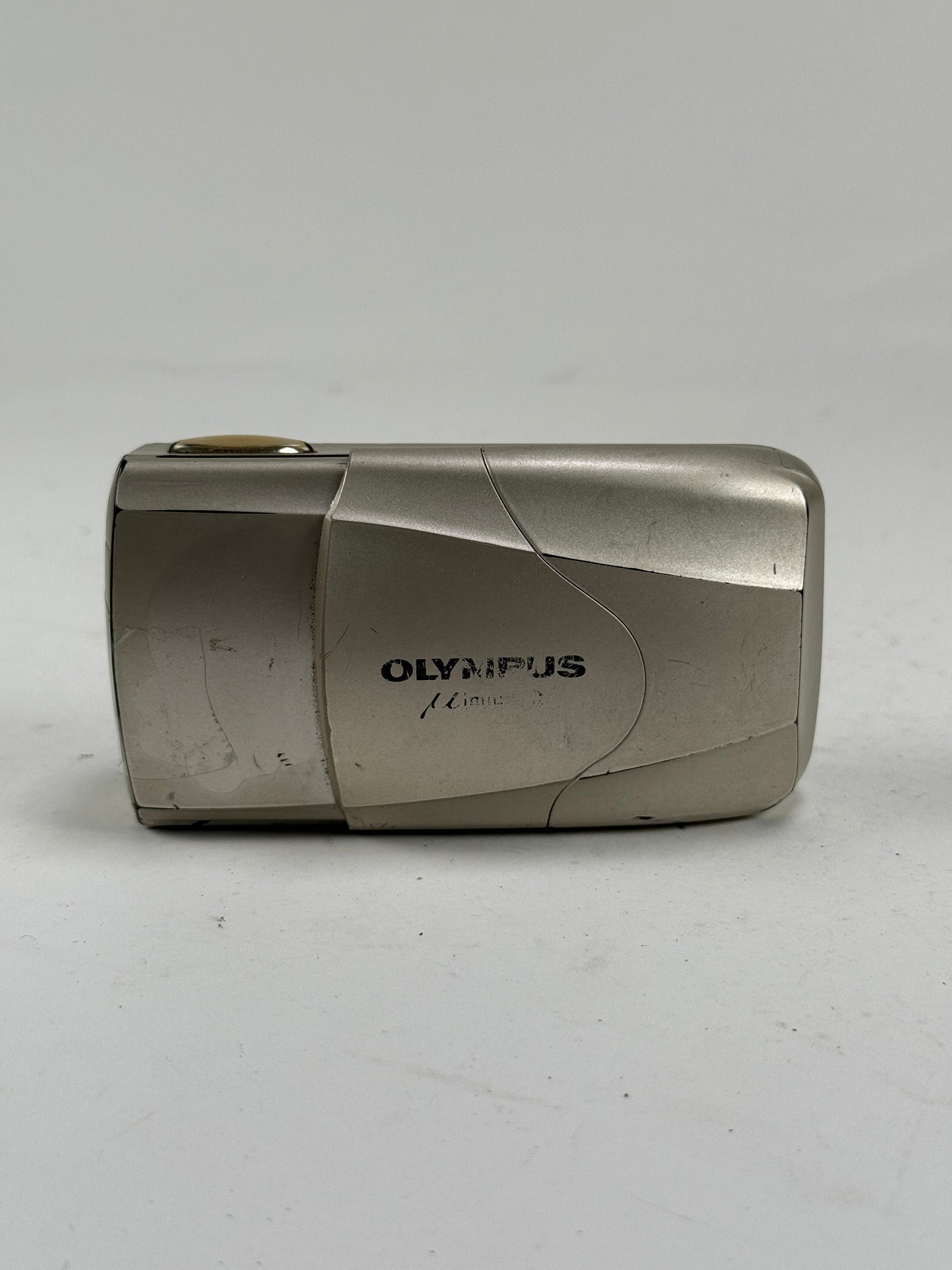 Olympus Stylus Epic DLX MJU II 35mm point and shoot p&s film camera 35mm f2.8 chrome/silver