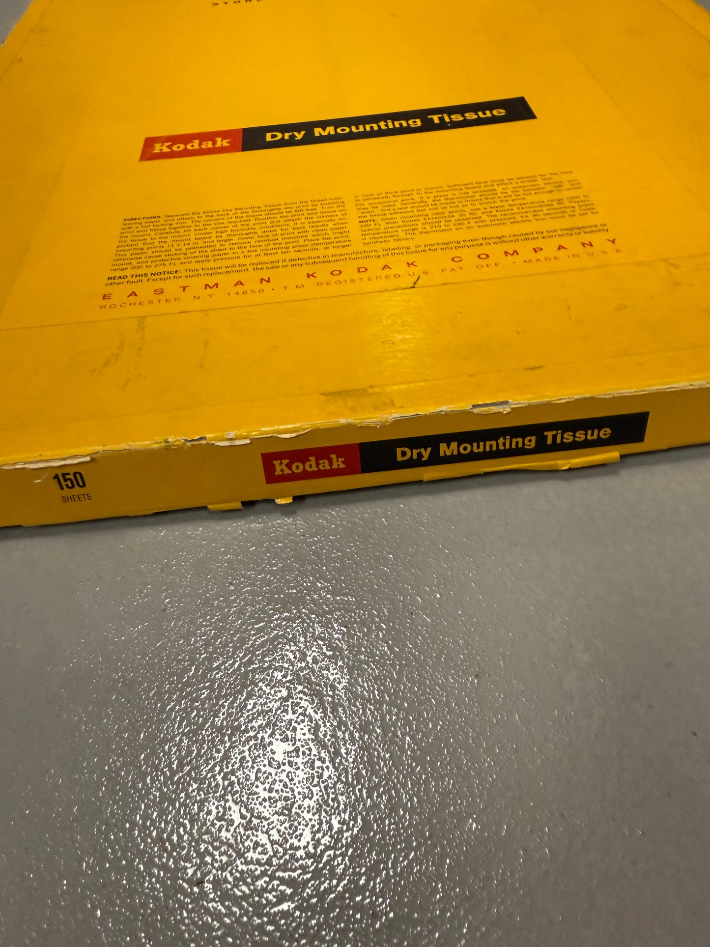 Kodak Dry Mounting tissue Photography Developing 16x20 inch