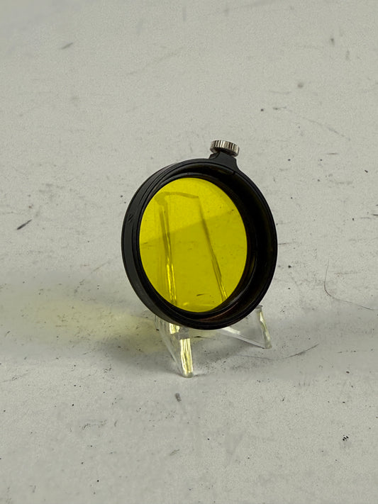 Leitz Leica Black A36 Yellow 2 Contrast Camera Lens Filter - Summitar push on 36mm