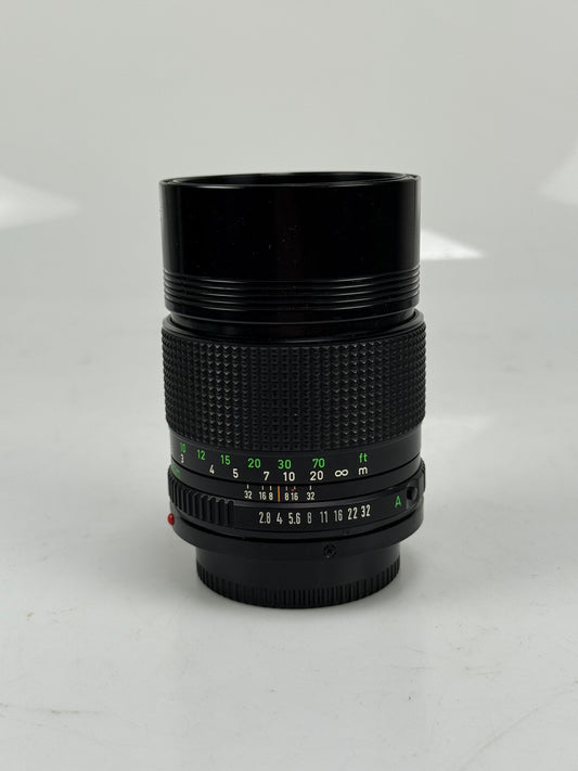 Canon New FD 135mm f2.8 Telephoto Manual Focus Lens