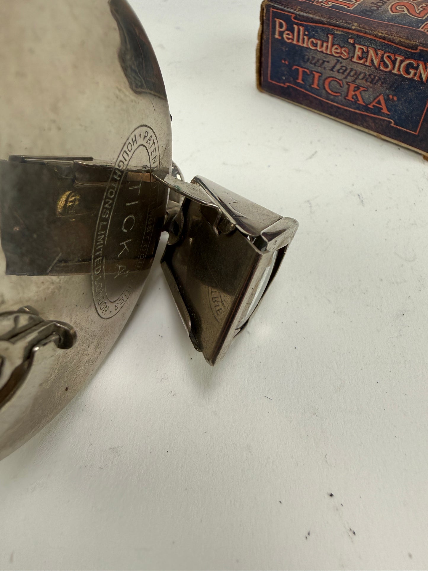 TICKA Camera Watch Camera Pocket Watch with Viewfinder Original Box and film