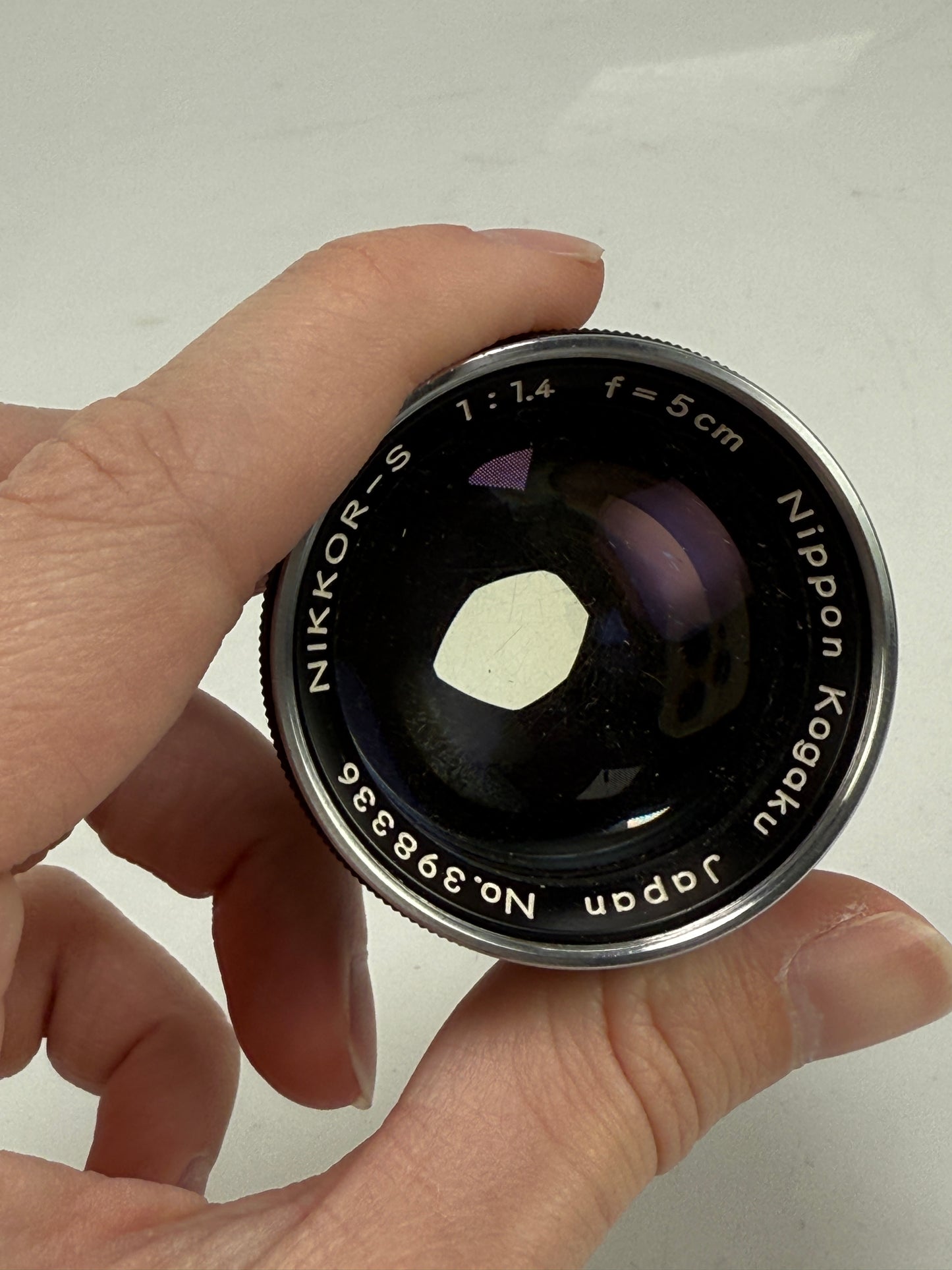 Nikon Nikkor S 5cm 50mm f1.4 Nippon Kogaku Rangefinder Lens Black