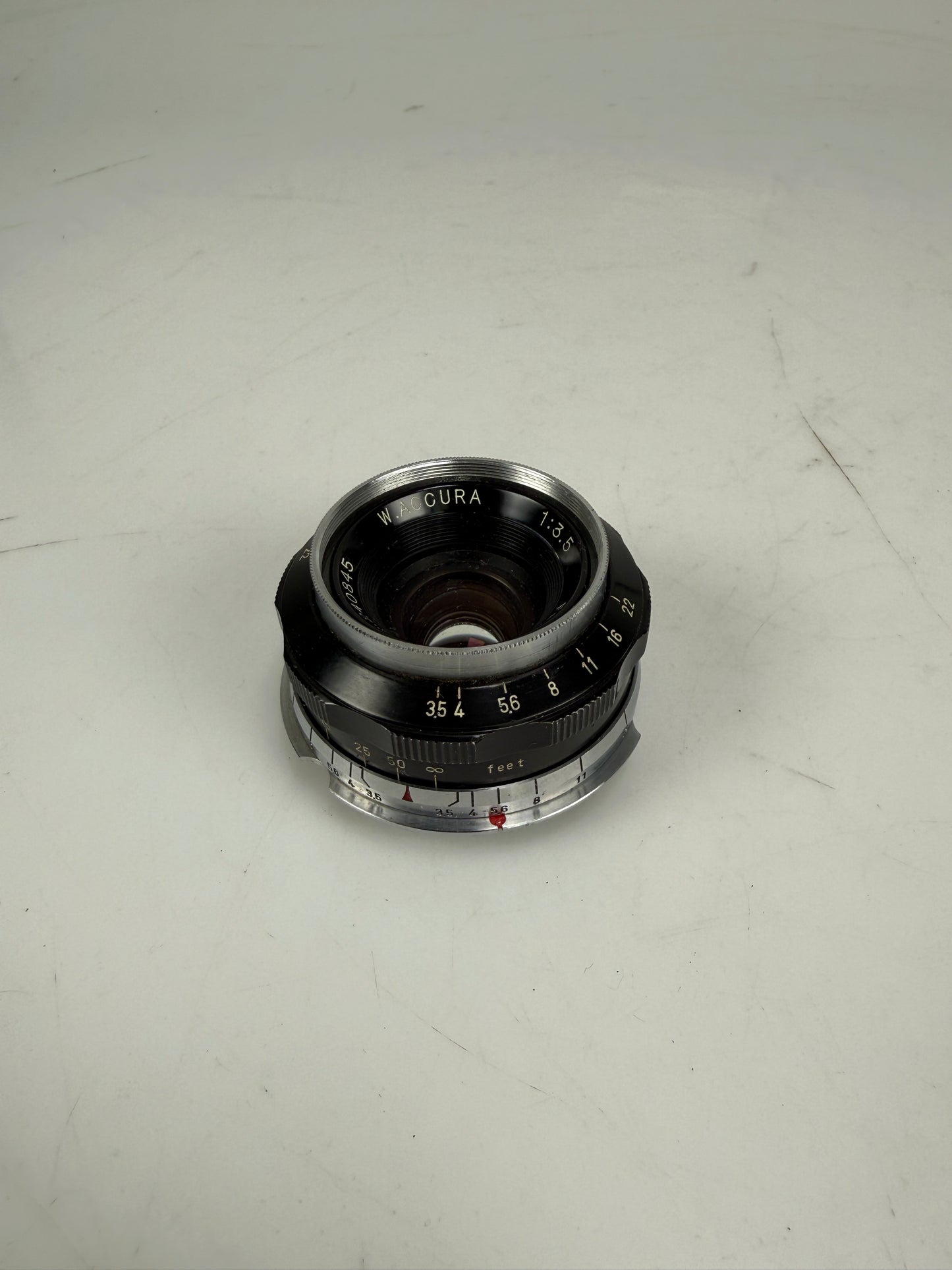 W.Accura Accura 35mm f2.8 Super Wide Angle Lens for Leica LTM with M mount adapter