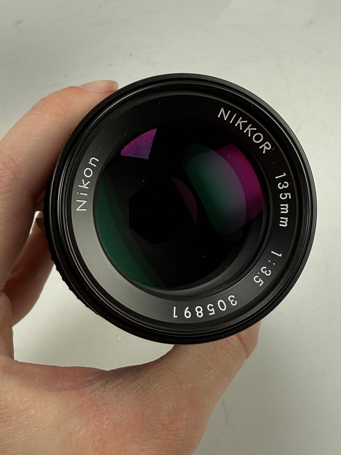 Nikon Ai-s Ais Nikkor 135mm f3.5 Telephoto MF Lens