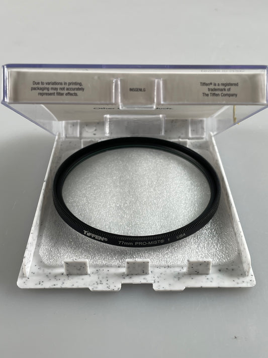 Tiffen 77mm Black Pro-Mist 1 Filter Halation Diffusion Filters