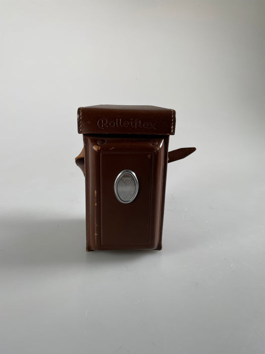 Rolleiflex 2.8 E3 Genuine Brown Leather Camera Case