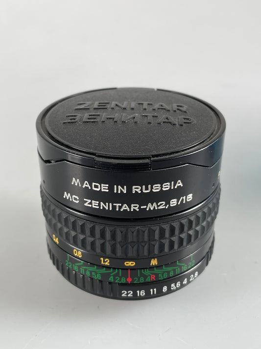 Zenit Mc Zenitar-M 16mm f2.8 Fisheye M42 mount