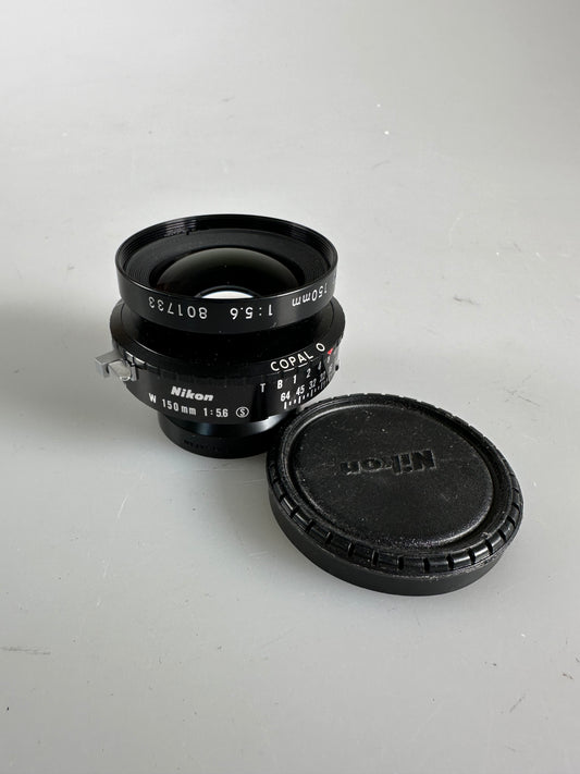 Nikon Nikkor W 150mm f5.6 copal 1 large format lens