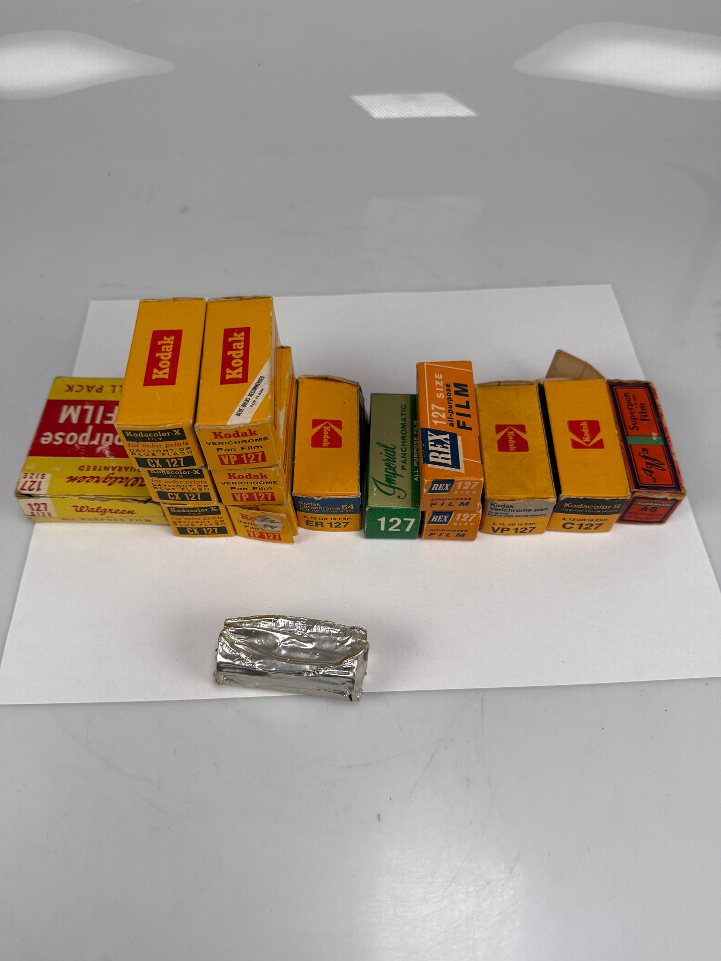 127 film lot 17 rolls Kodak, Agfa, Verichrome, etc