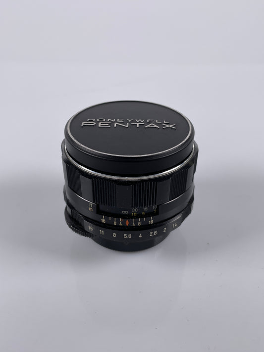 Pentax 50mm F/1.4 M42 8 elements Asahi Super Takumar Lens