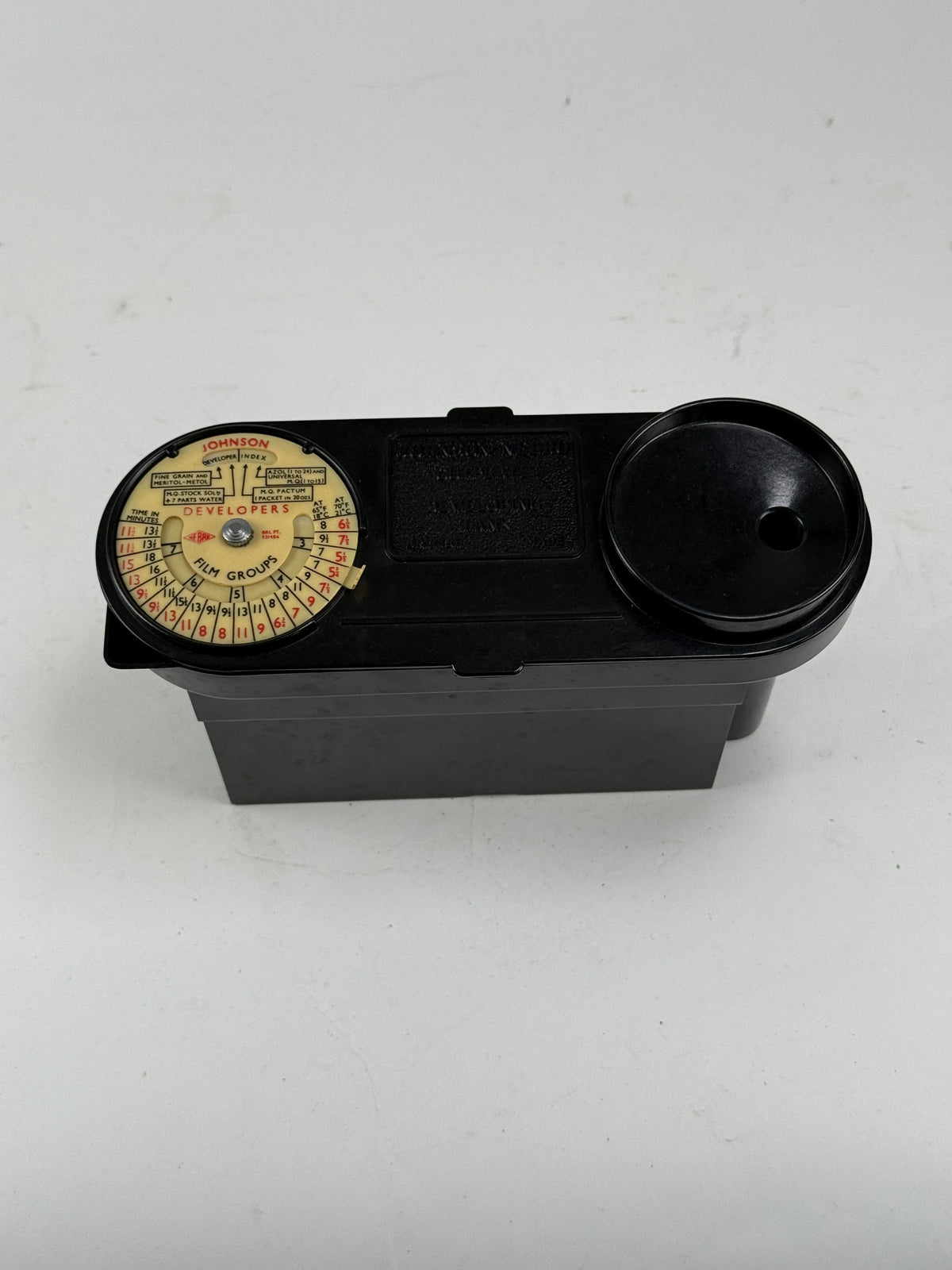 Johnson Cutplate Adjustable Developing Tank Up To 4x5 Inch for film & plate