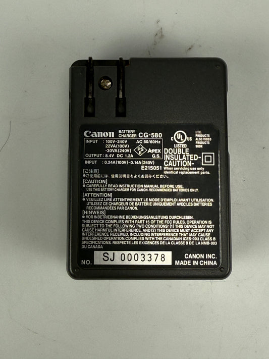 Genuine Canon CG-580 Charger for BP-511A Batteries EOS 5D 50D 40D 30D