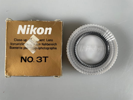 Genuine Nikon Close-up Attachment Lens No. 3T 52mm screw-in