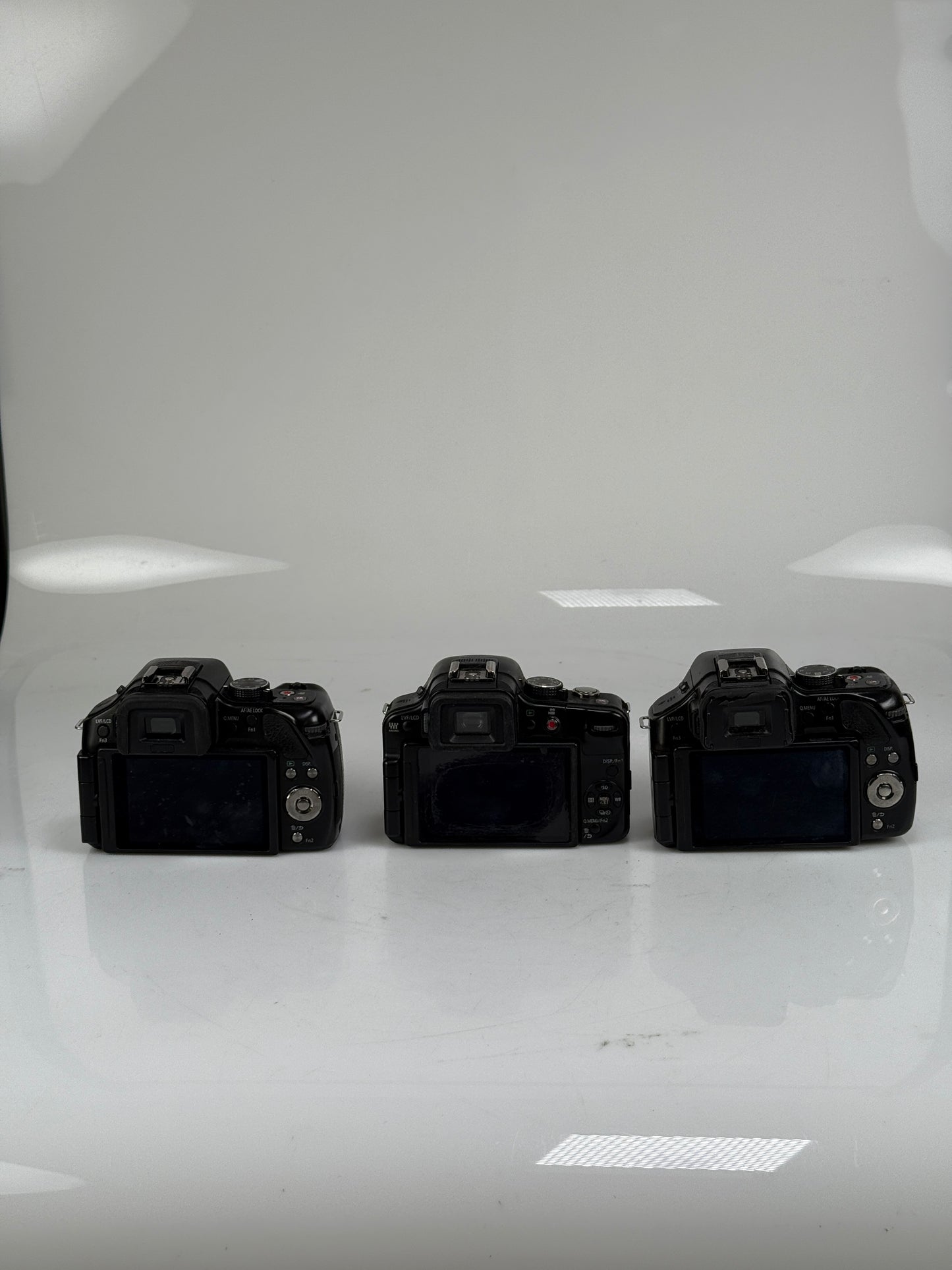 Panasonic Lumix DMC-G5 Mirrorless MFT Digital Camera Body lot of 3