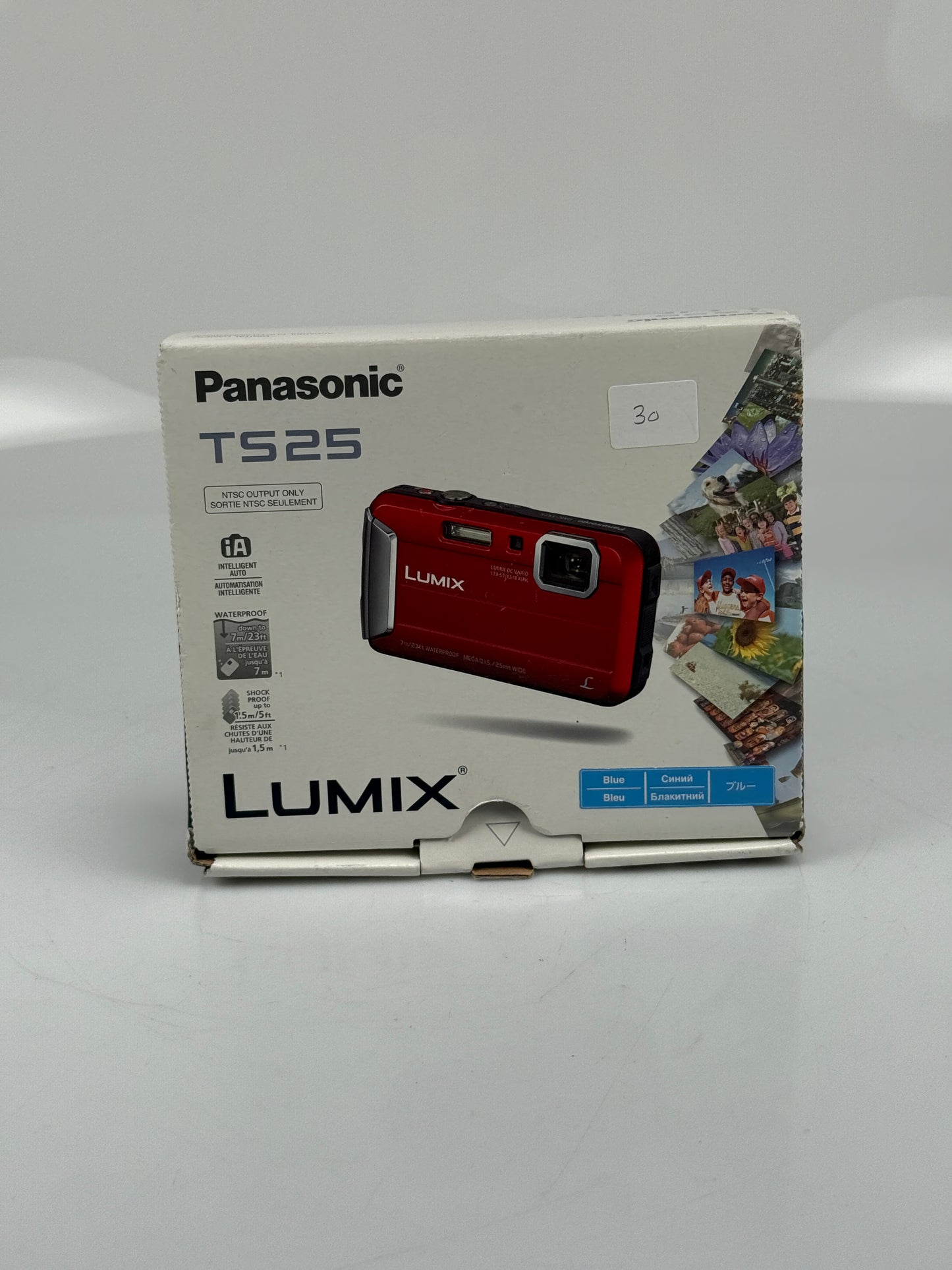 Panasonic LUMIX DMC-TS25 16.1 MP Digital Camera Blue