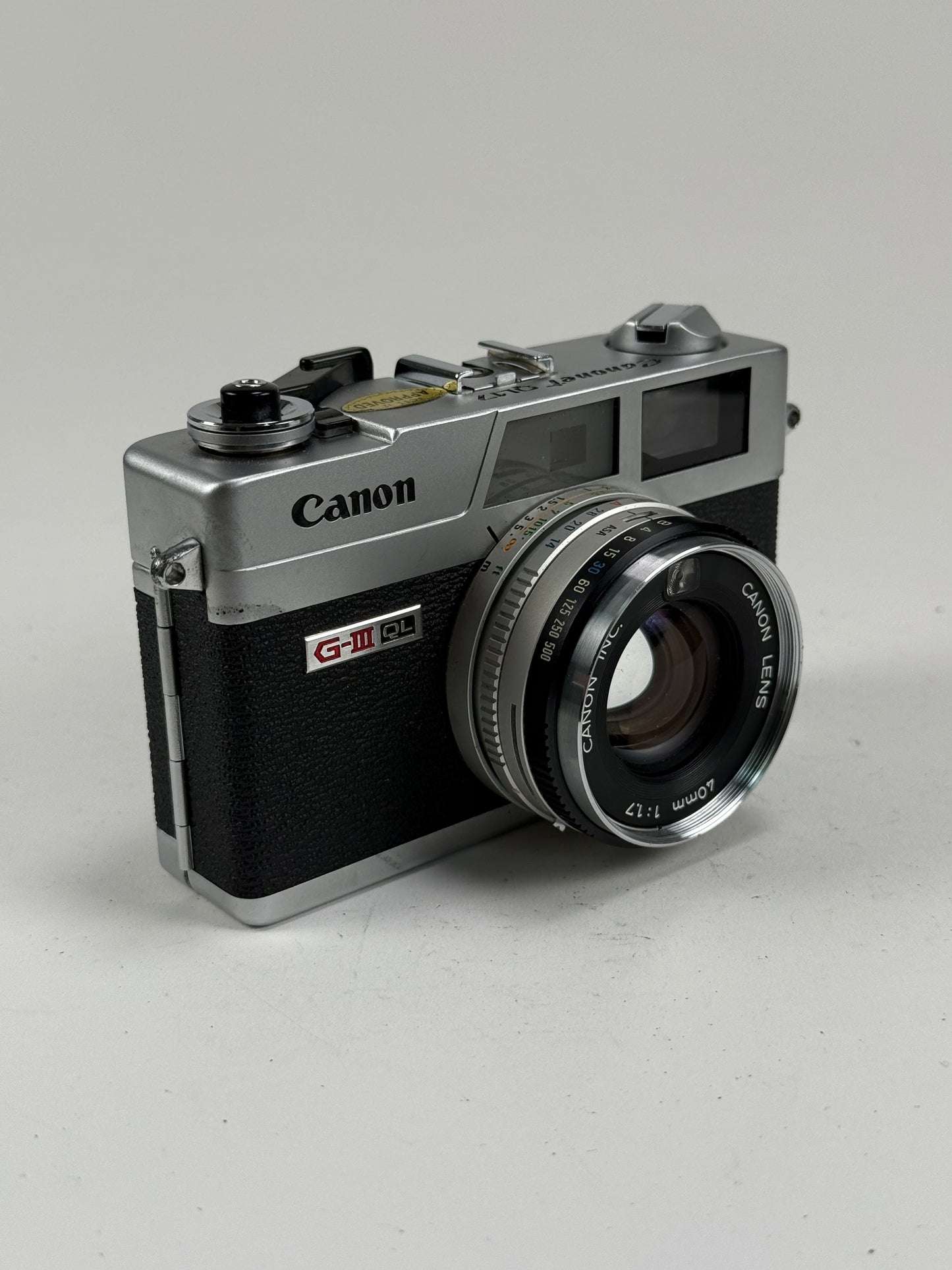 Canon Canonet QL17 GIII 35mm Rangefinder Film Camera 40mm f1.7