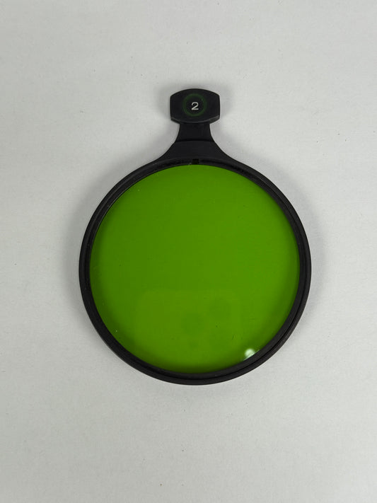 Linhof 70mm Drop in filter for universal shade Green 2