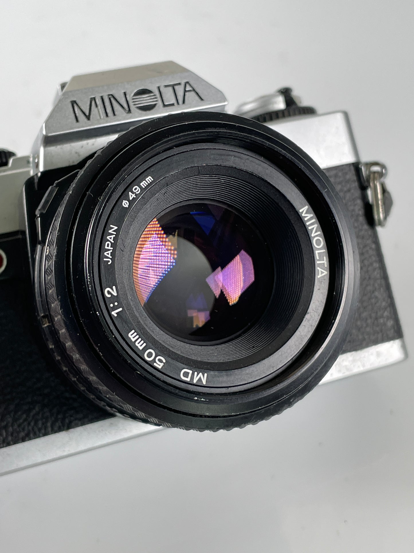 Minolta XG-A 35mm SLR Film Camera Body MD MC SR w/ 50mm f1.7 kit