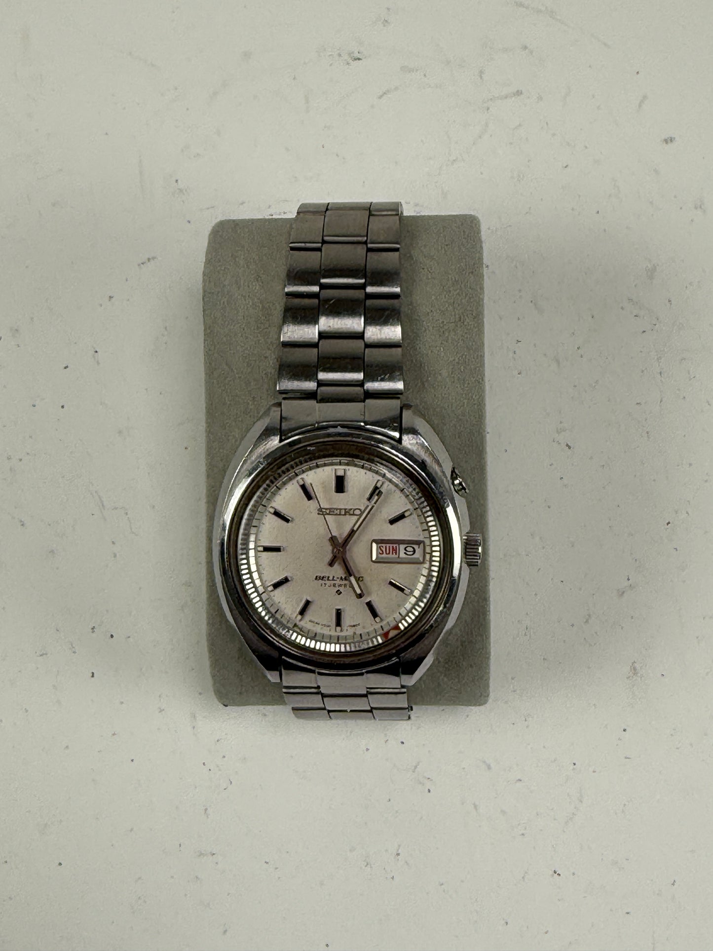 Vintage SEIKO Bell Matic 17J Automatic 4006-7002 Alarm Watch