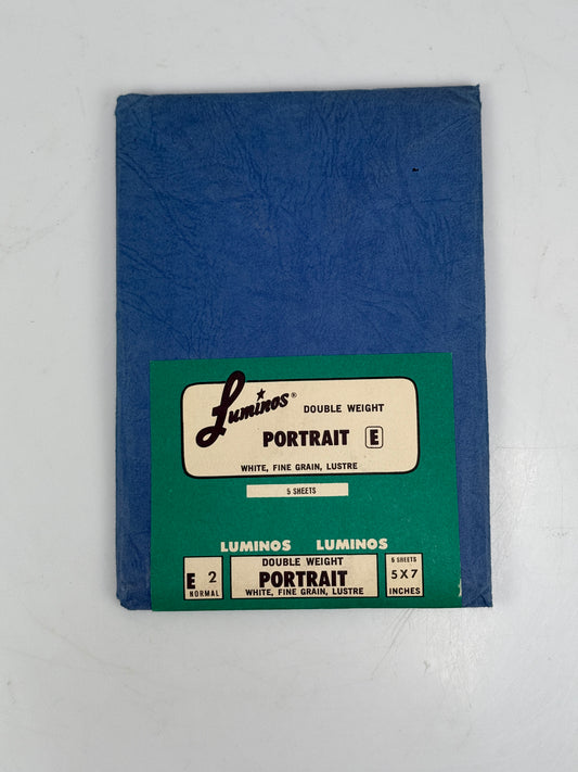 Luminos Double weight Portrait E 5x7 photographic paper 5 sheets