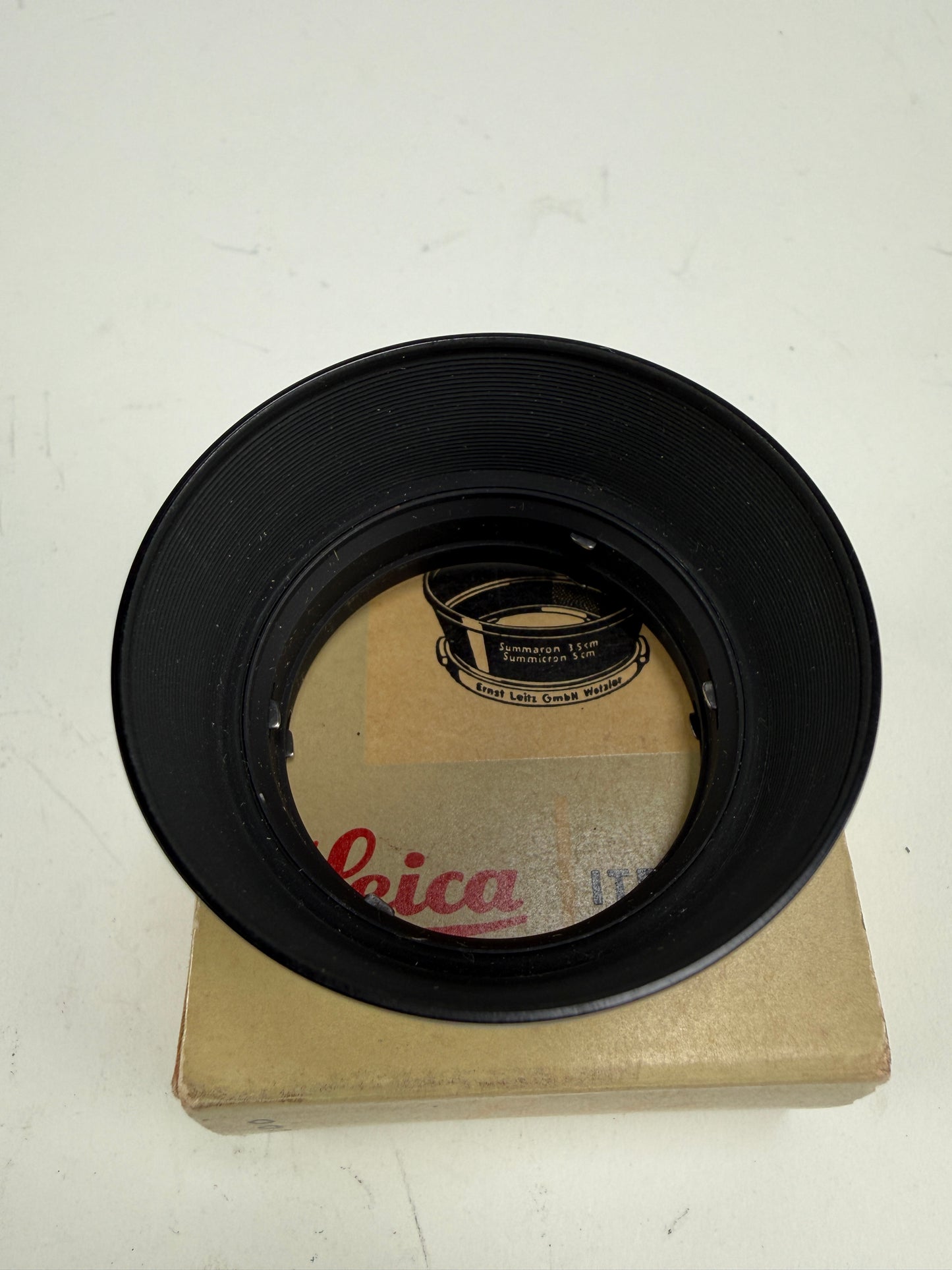 LEICA “ITDOO” Lens Hood For 50mm & 35mm Summicron & Summaron M w/ bix
