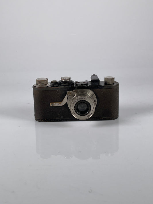 Leica I Model A 4 Digit Feathered Arrows, mushroom 5cm f3.5 Elmar SN 1989