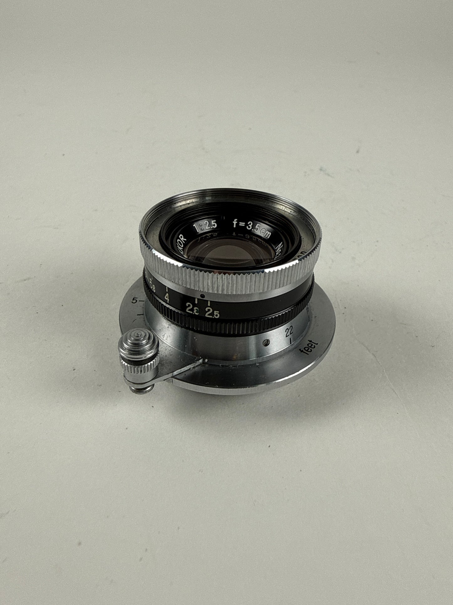 NIKON W-Nikkor 35mm 3.5cm F2.5 Leica L39 LTM Lens Rangefinder Black belt