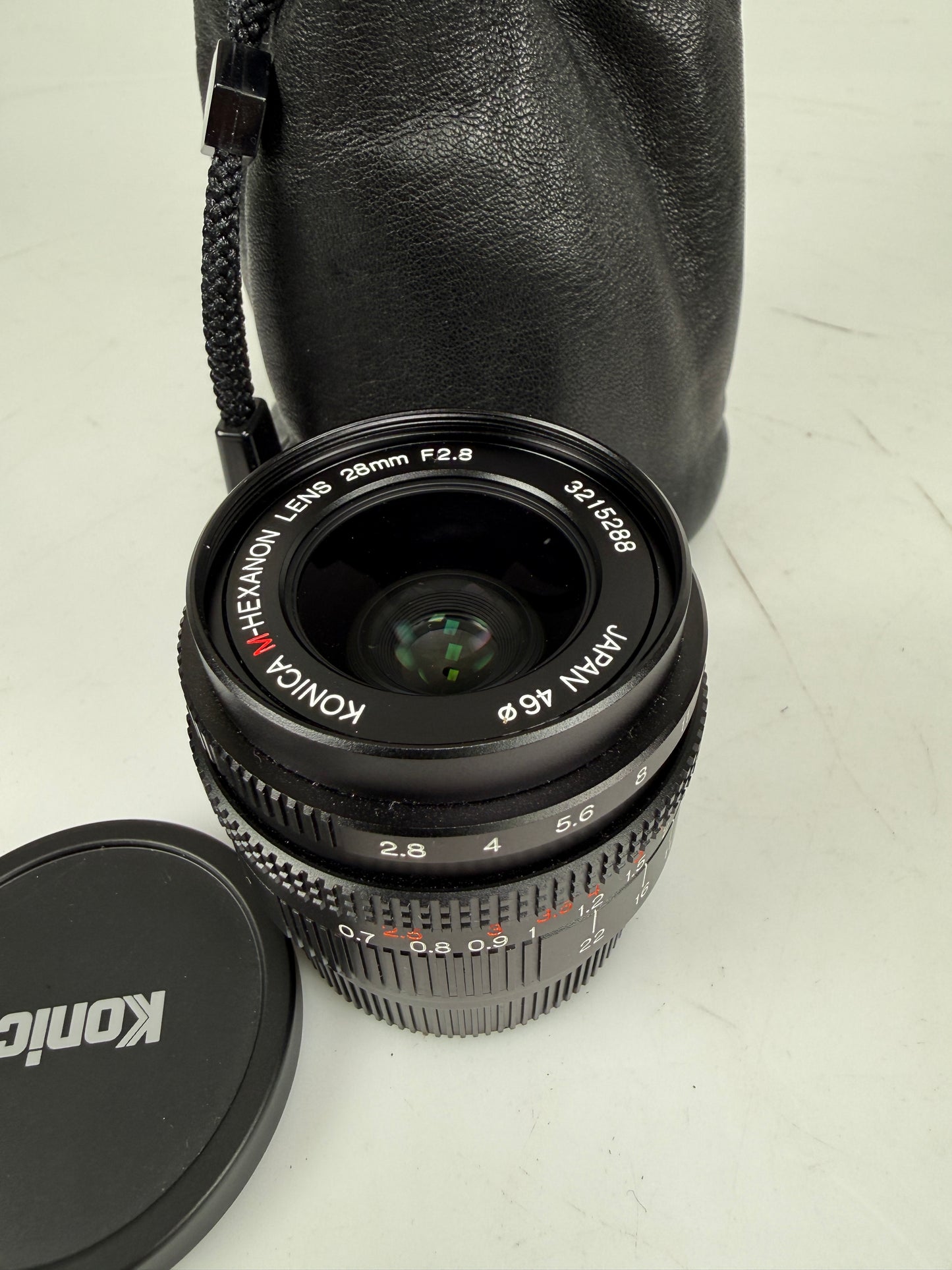 Konica M-HEXANON 28mm F2.8 Lens for Leica M Mount