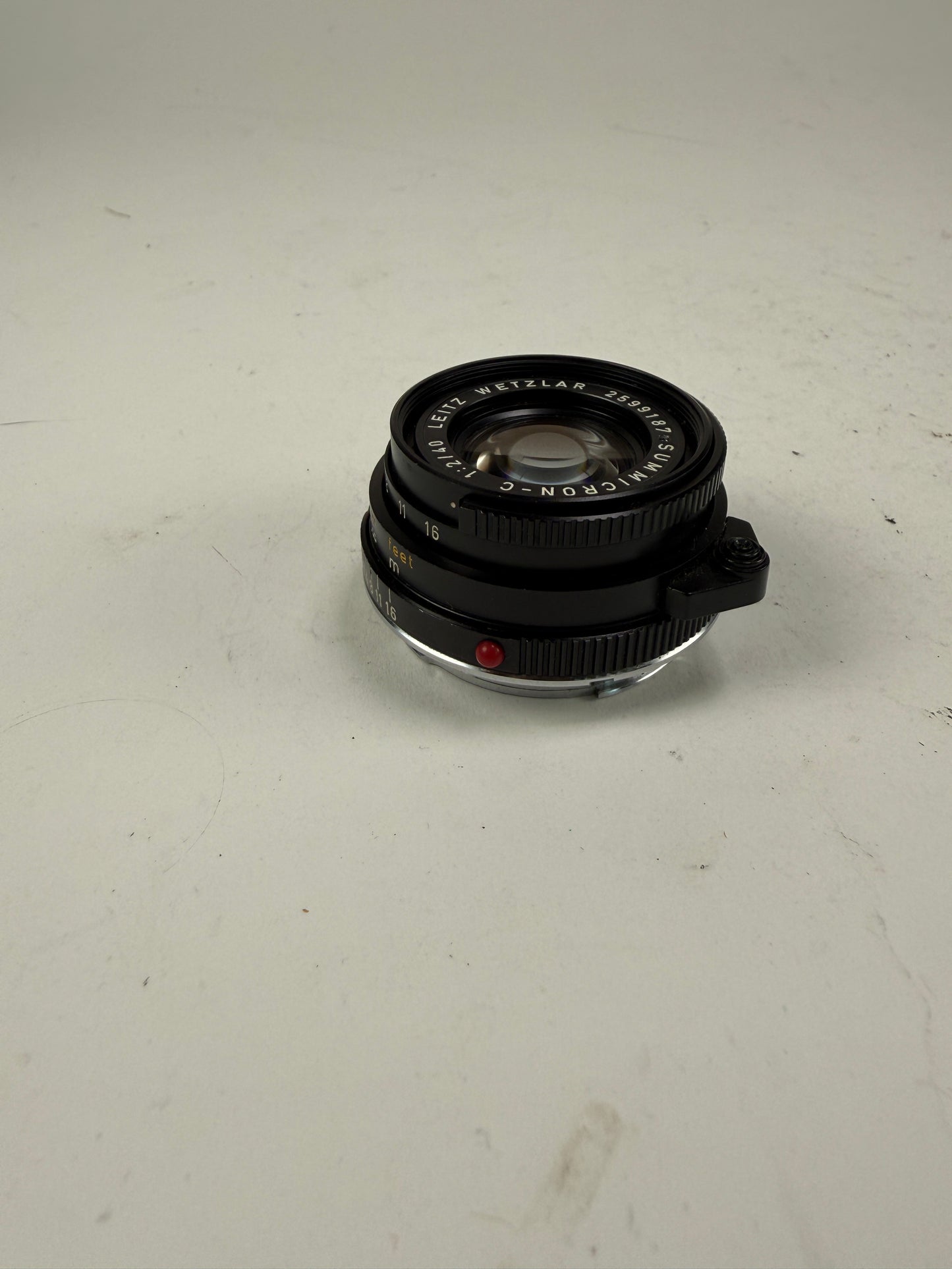 Leica LEITZ WETZLAR SUMMICRON - C 40mm f2 M Mount