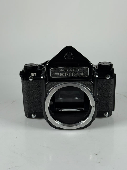 Pentax 67 late 6x7 Mirror Up MLU Body with prism