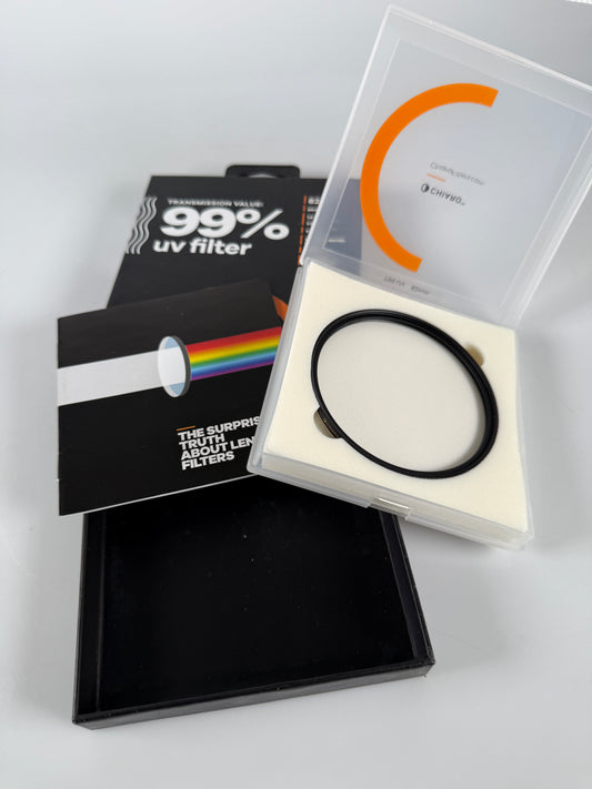 Chiaro 82mm UV lens Filter 99% Transmission Value