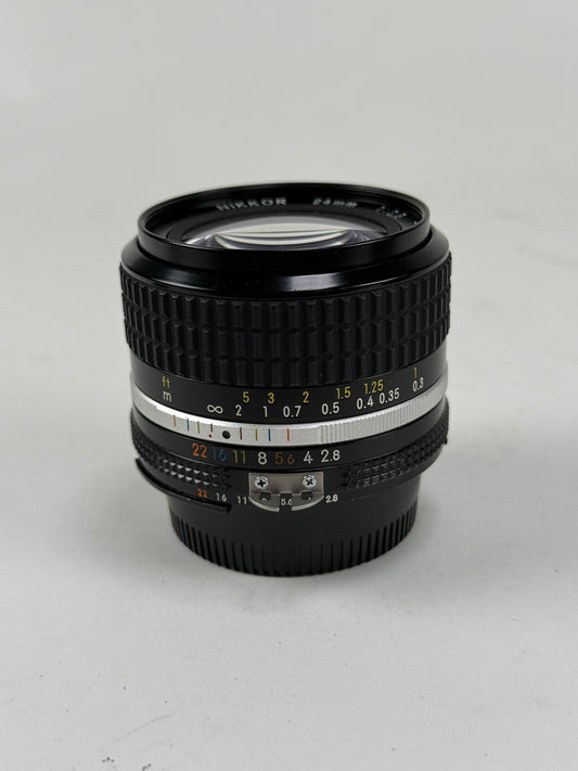 Nikon Nikkor AIS AI-S 24mm f2.8 35mm camera Lens