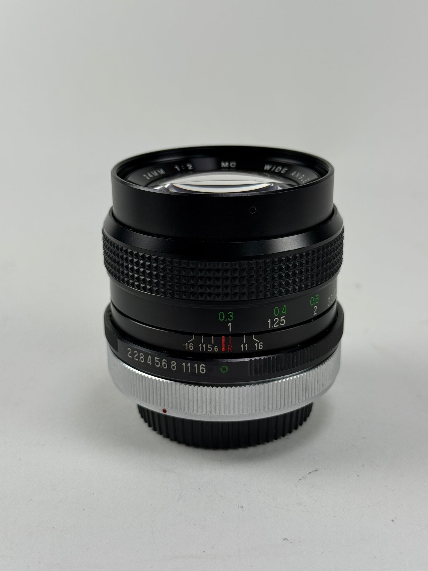 Vivitar 24mm f2 MC wide angle Canon FD lens
