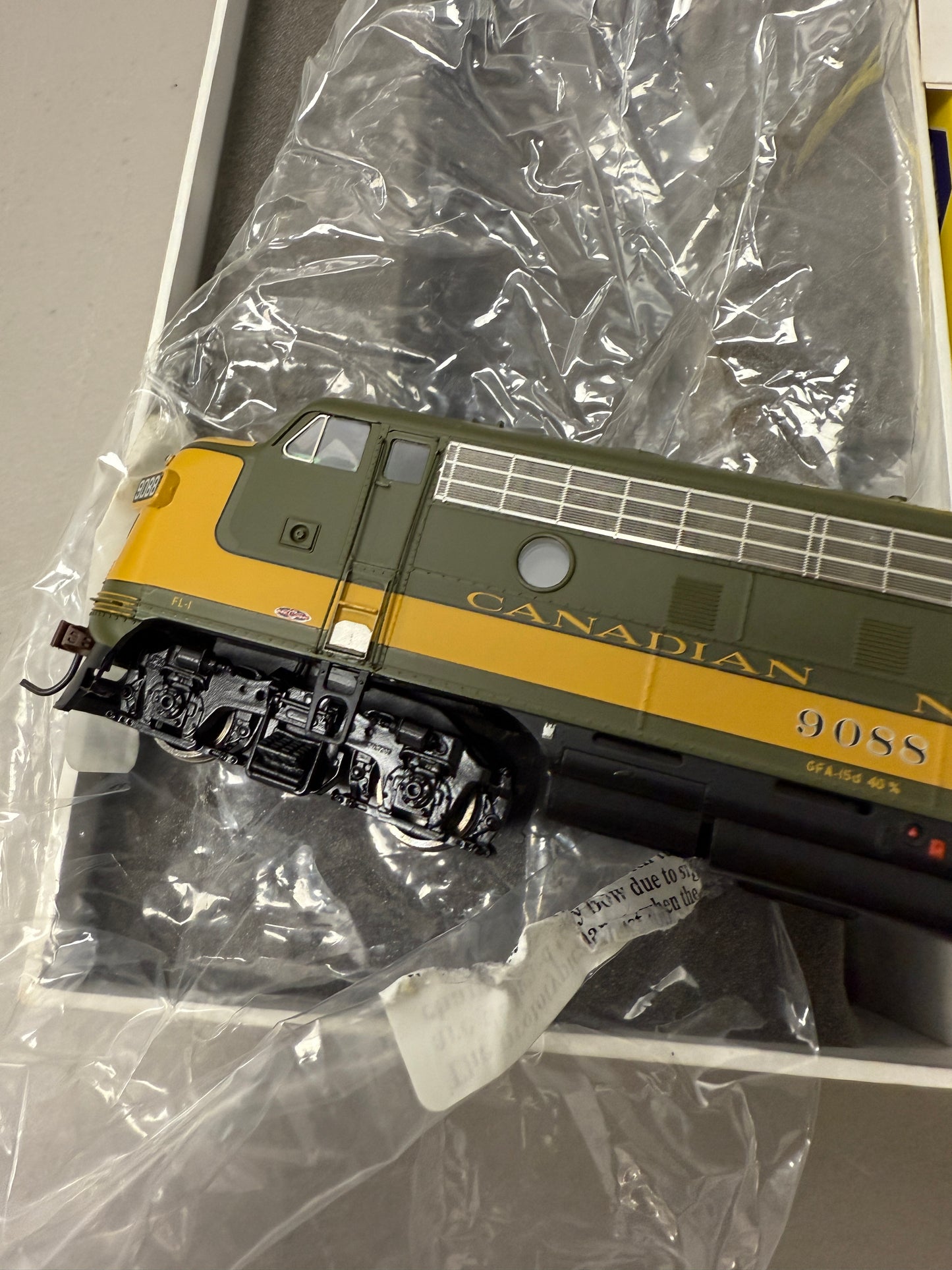 HO Genesis G16261B 9088 Canadian National F7A Phase 2 Freight With Sound