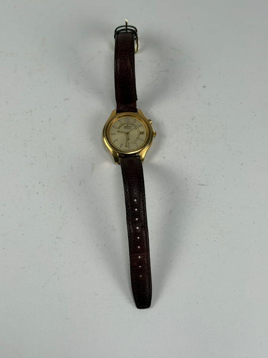 Sieko Kinetic Men’s Indicator Watch 5M42-0A19 Sapphire Crystal Japanese Movement