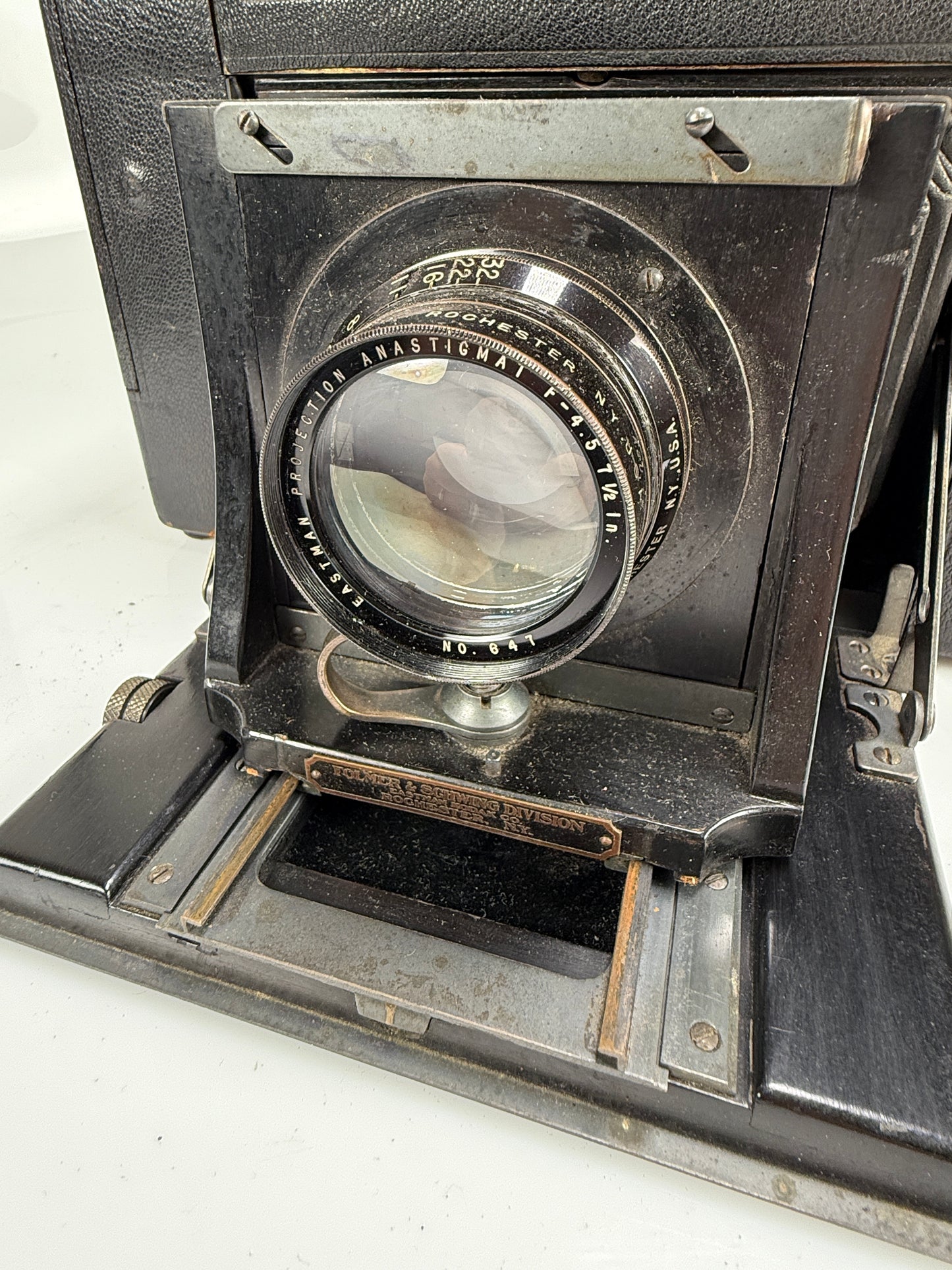 Graflex 3A Bellows Camera with Kodak 7 1/2 inch f4.5 lens