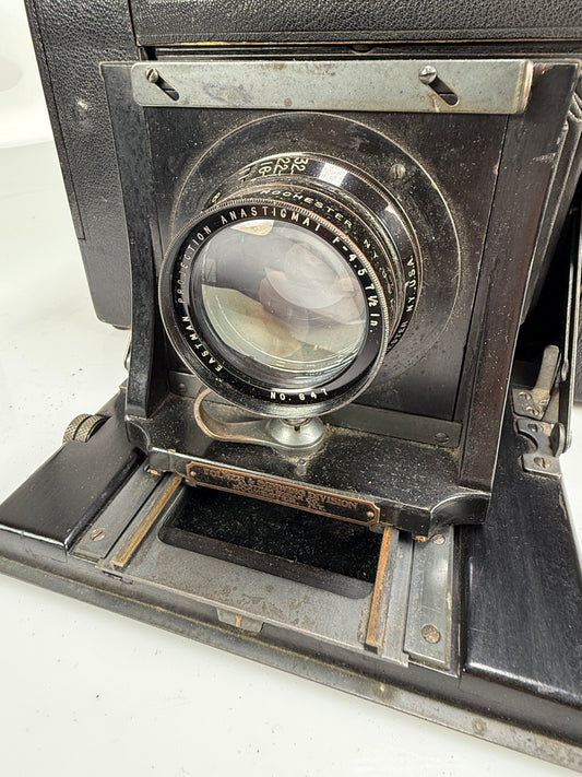 Graflex 3A Bellows Camera with Kodak 7 1/2 inch f4.5 lens