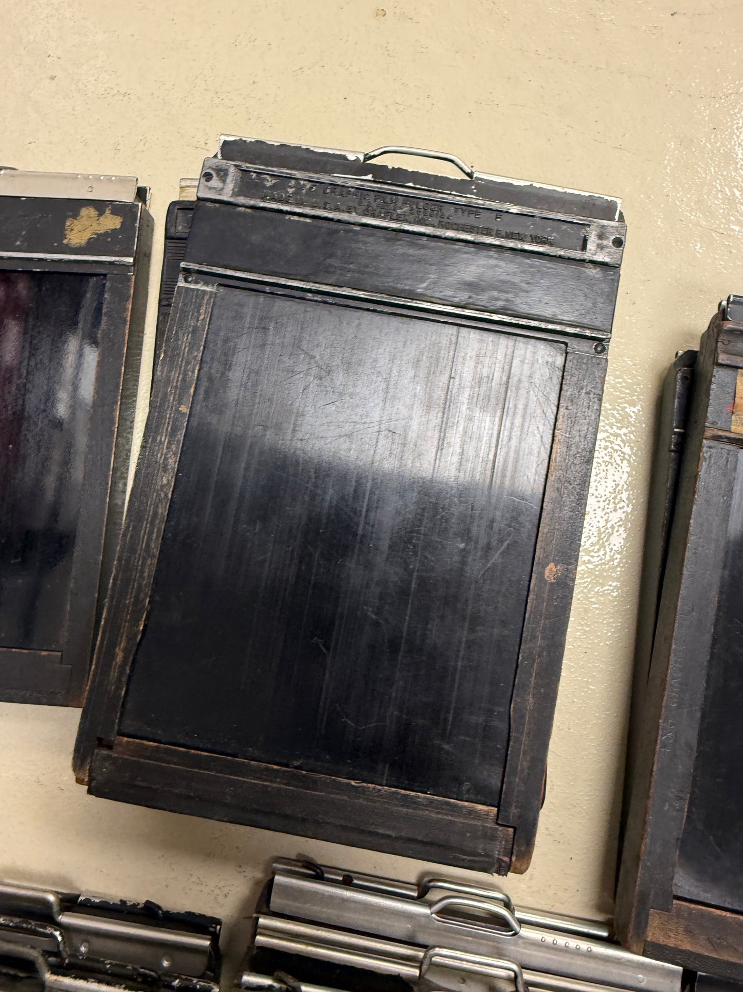 Lot of 45 Vintage 4x5" Cut Film Holders fidelity, Agfa, ansco, etc