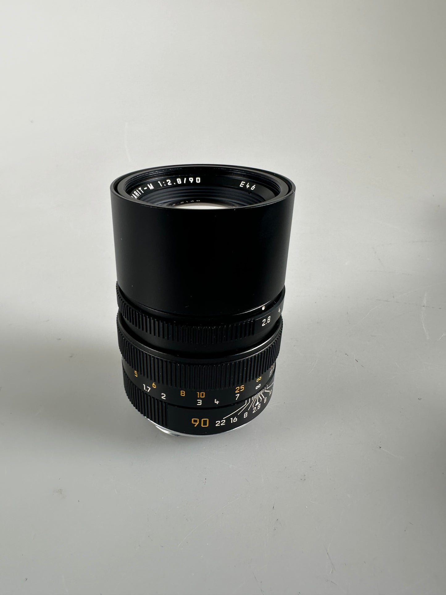 Leica Elmarit-M 90mm F2.8 MF Camera Lens E46 Black 11807